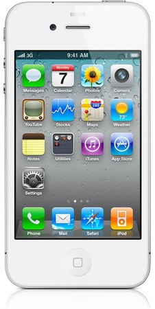 Смартфон APPLE iPhone 4 8GB White - Большой Камень