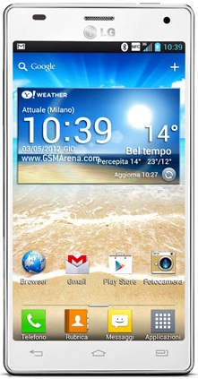 Смартфон LG Optimus 4X HD P880 White - Большой Камень