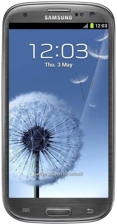 Смартфон Samsung Galaxy S3 GT-I9300 16Gb Titanium grey - Большой Камень
